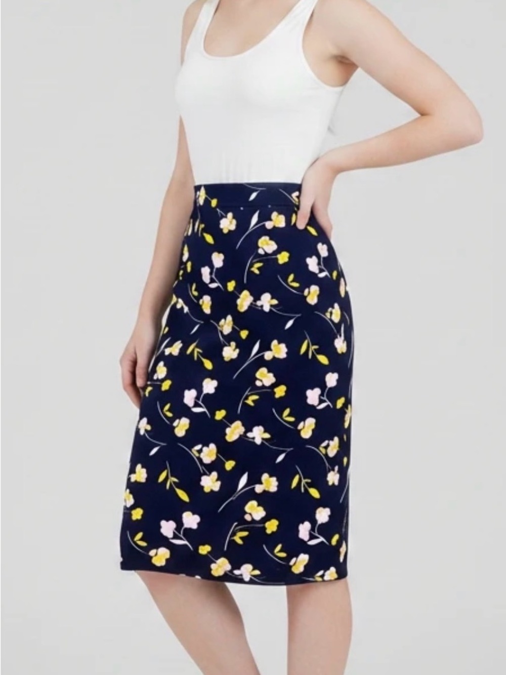 Boden Martha Wildflower Pencil Skirt.  Tweed Skirt.  Size 16.